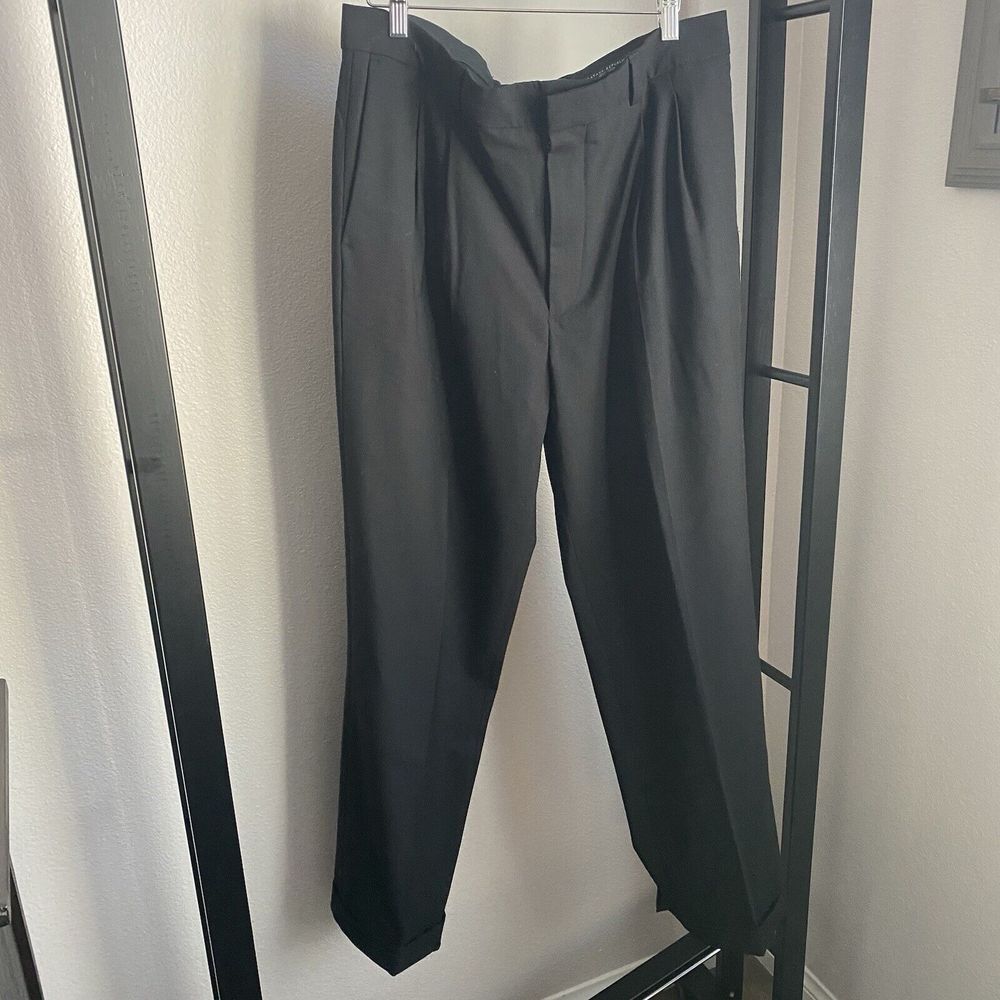 Banana Republic Black Pleated Dress Pants